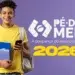 Pagamento do Pé-de-Meia de R$ 1.000 é liberado nesta segunda (30); saiba quem recebe 9 Jovem sorrindo segura cadernos e celular ao lado do logo Pé-de-Meia 2026 em fundo roxo.