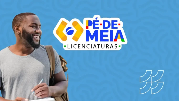 Pé-de-Meia Licenciaturas: passo a passo de como se cadastrar em 2026 e receber R$ 1.050! 1 Estudante sorrindo com mochila, ilustrando a campanha do Pé-de-Meia Licenciaturas, programa de bolsas para alunos de licenciatura.