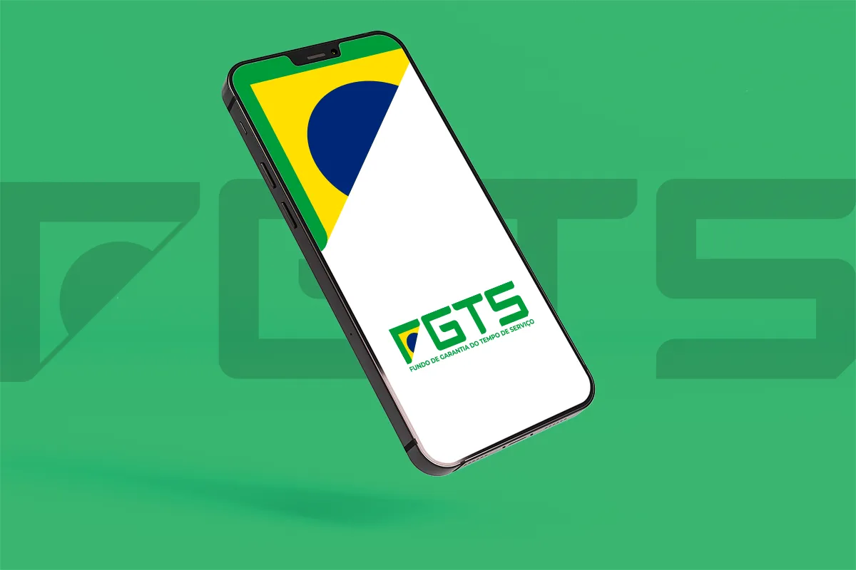 Ressarcimento do PIS/Pasep: confira o passo a passo para solicitar o valor em 2026 2 Celular com aplicativo FGTS aberto mostrando acesso ao ressarcimento das cotas do PIS Pasep